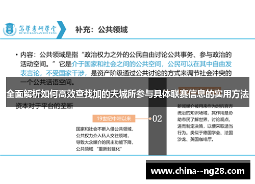 全面解析如何高效查找加的夫城所参与具体联赛信息的实用方法 全面解析如何高效查找加的夫城所参与具体联赛信息的实用方法